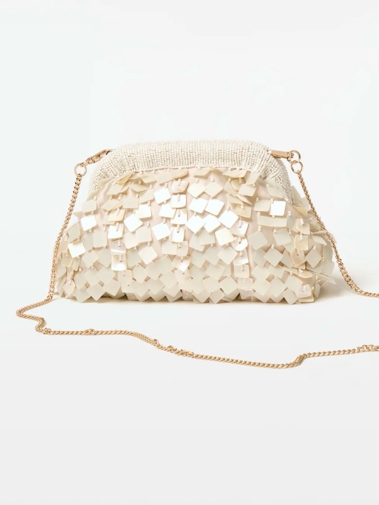 L*Space Vienna Clutch In Cream. Brand New!